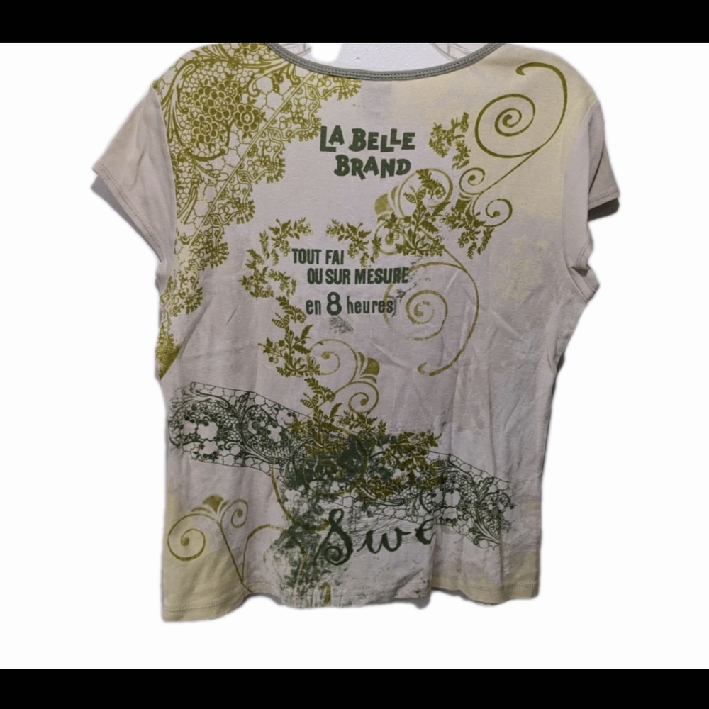 Suzie In The City France French Artsy Top Tee XL T Shirt swtr3 - Picture 4 of 8